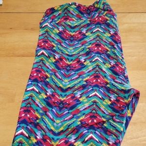 Lularoe Leggings Southwestern print TC2 NWOT